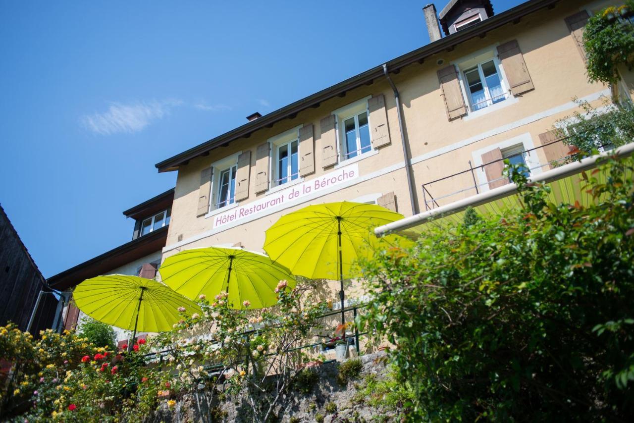 Hotel De La Beroche Saint-Aubin-Sauges Exterior photo